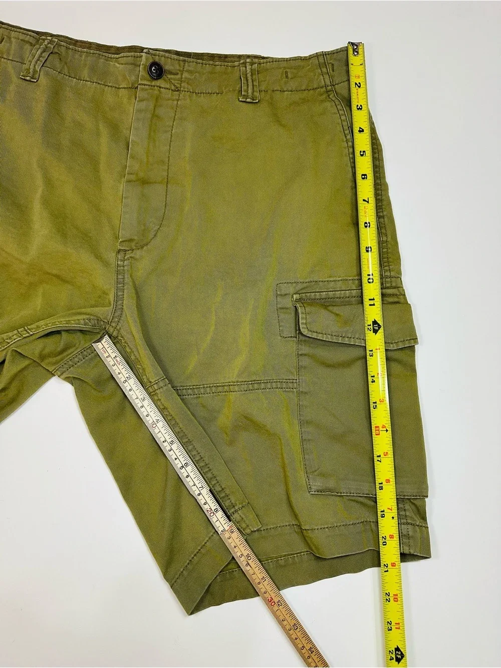 Polo Ralph Lauren Olive Drab Cargo Shorts Men 35 Relaxed Fit Military Utility